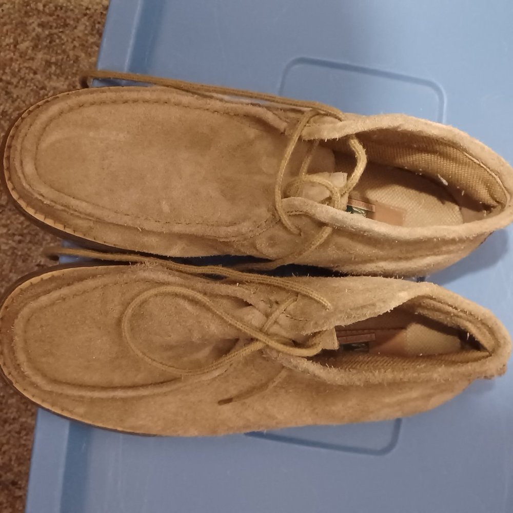 Prospector. Moccasins color Tan, size 11.5R Very comfortable.